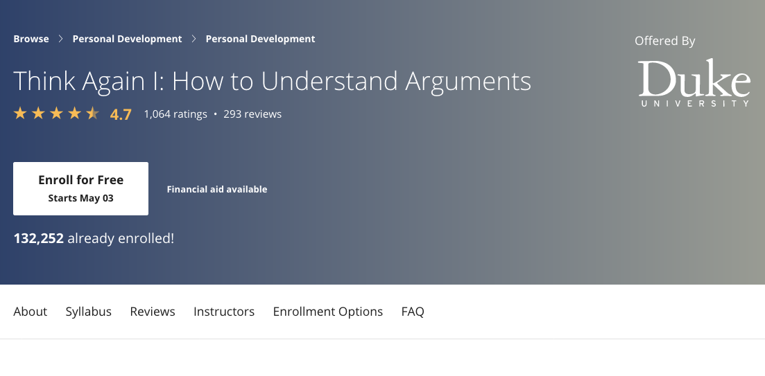 Think Again: How To Understand Arguments